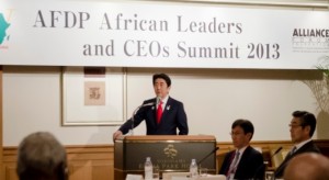 AFDPアフリカ首脳・経済人会議　安倍首相