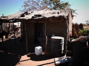ザンビア低所得家庭の家